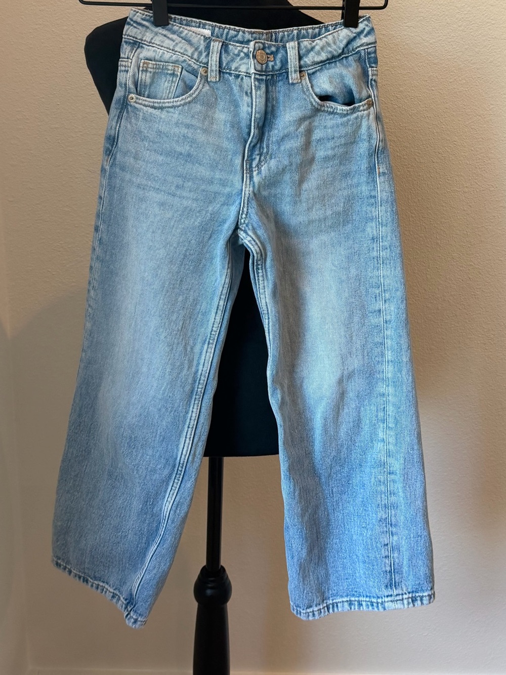 Zara Light Blue Kids wide leg Jeans